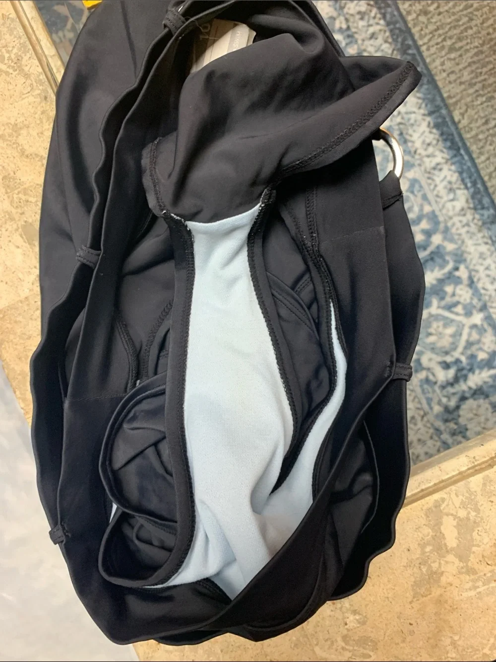 Nike Vintage Y2K Mini Swim Skirt Black Size 10